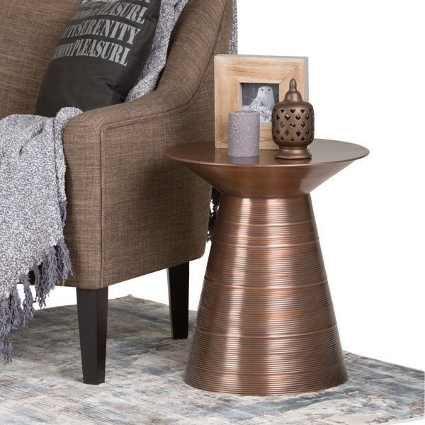 World Menagerie Celso 19.5'' Tall Pedestal End Table & Reviews Wayfair